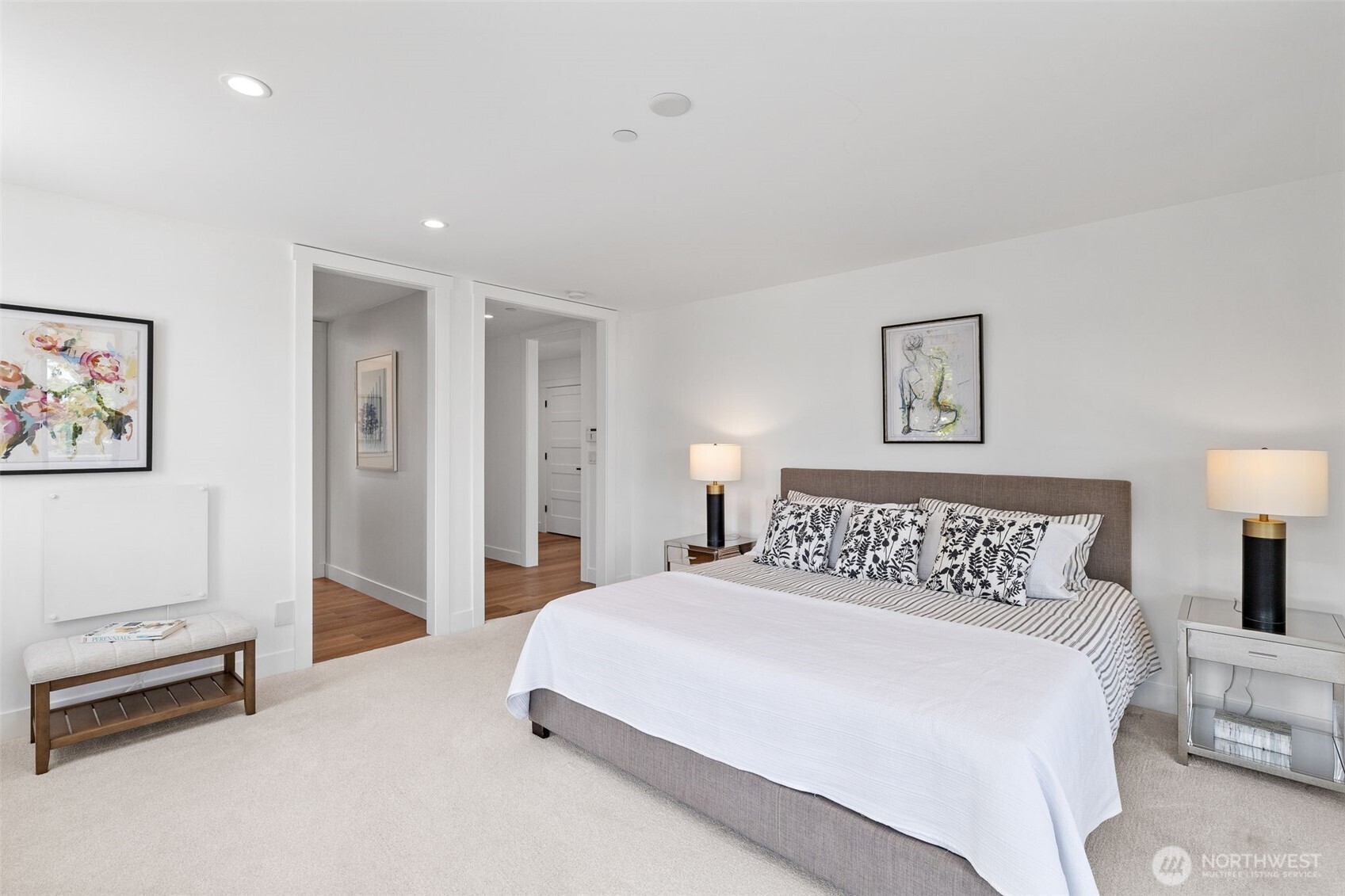 Large Primary easily holds a King bed and furniture