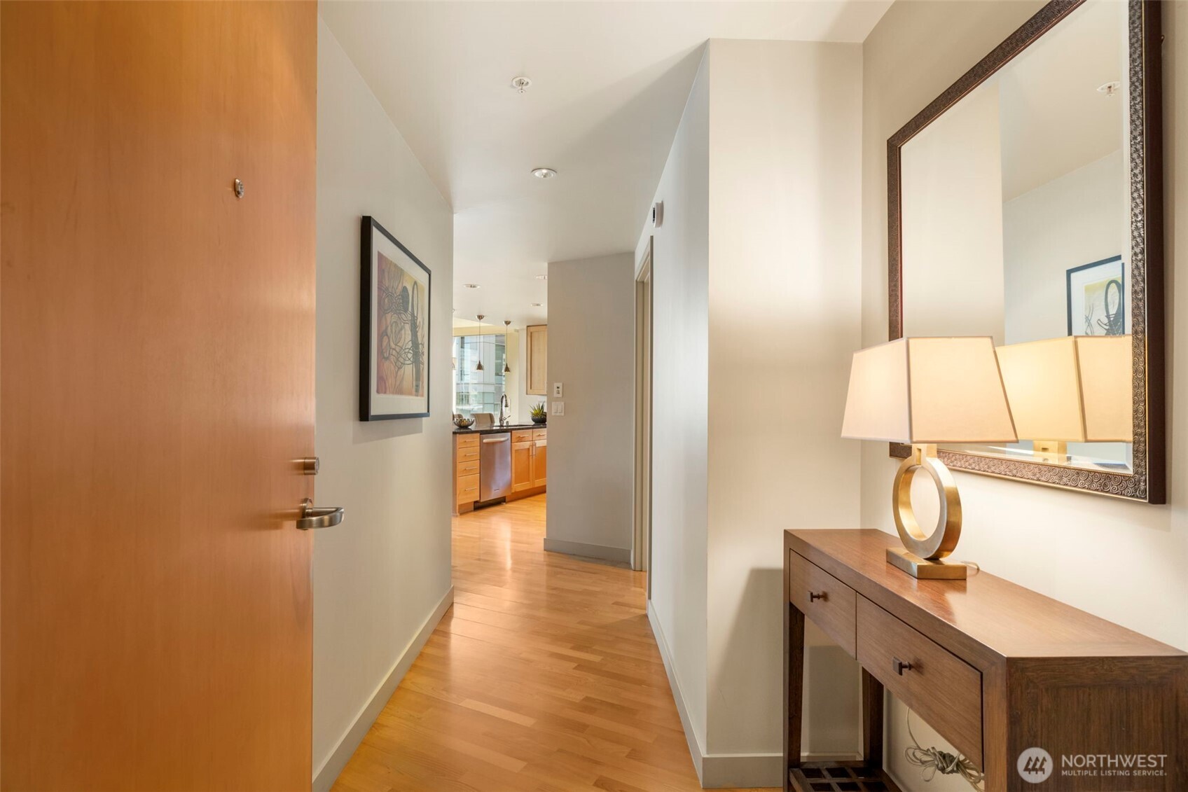 Entry with large coat closet