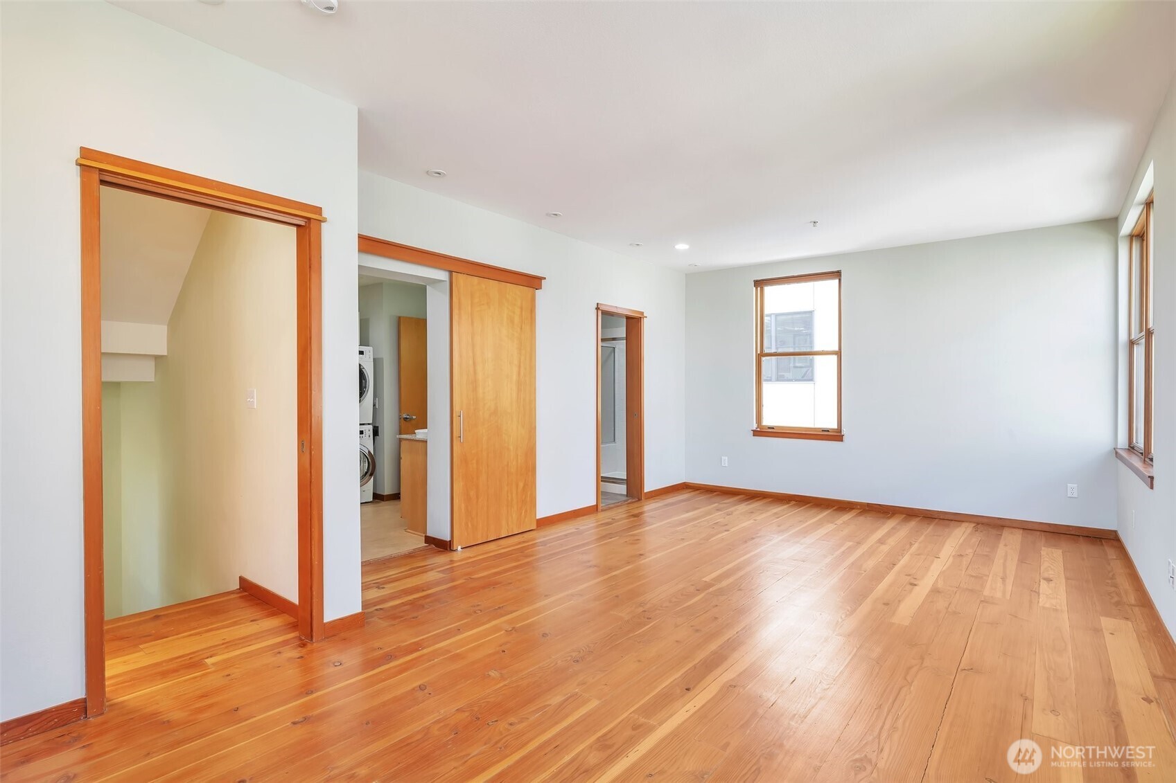 The third level is the master (primary) bedroom suite. A private sanctuary - a comfortable and functional retreat all on it's own!