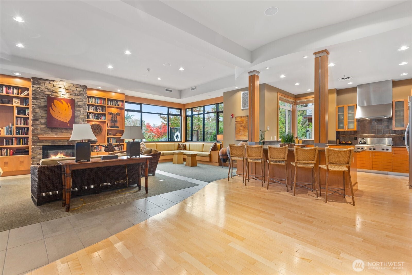 Beautifully appointed Gathering Room . . .