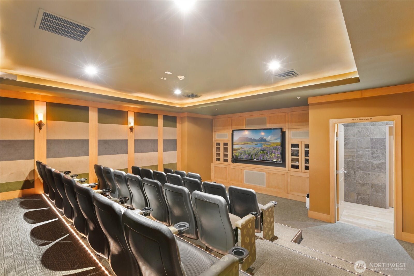 . . . a 34 seat theater, and 3 short stay guest suites.
