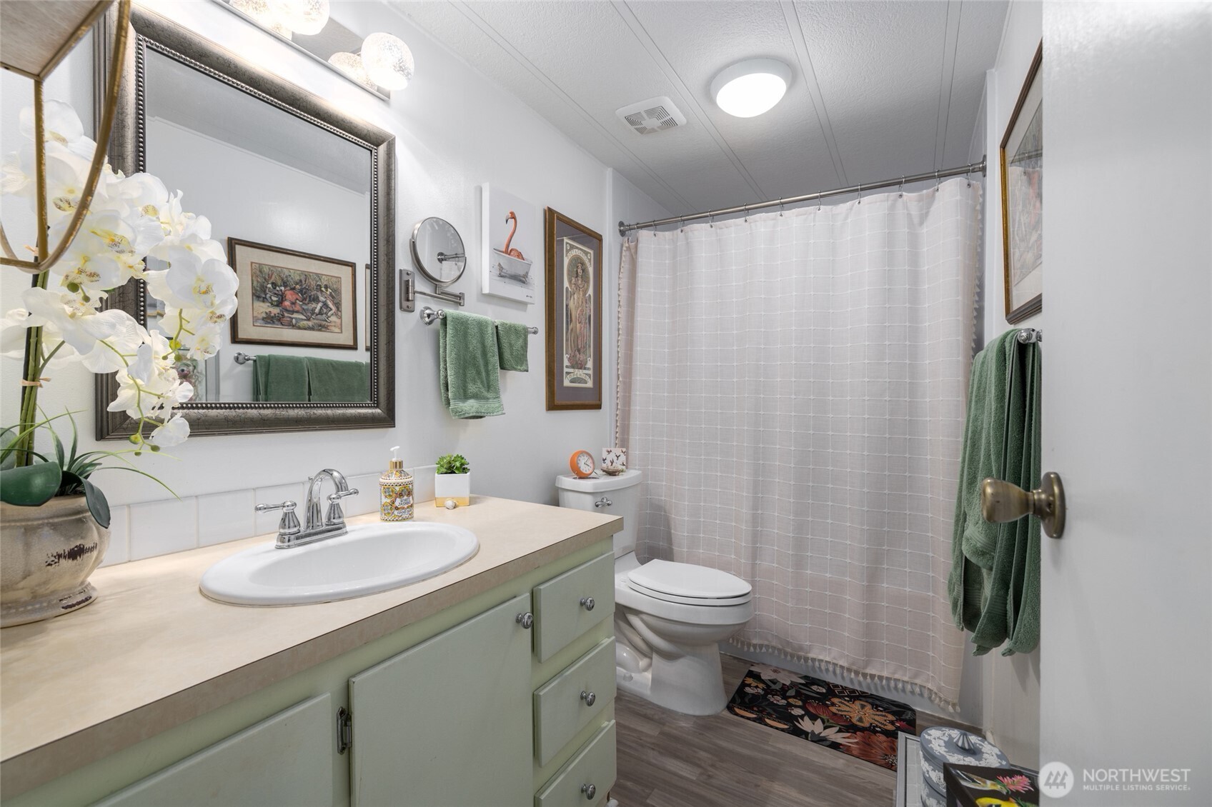 Updated main bath. Tub/shower new in 2020