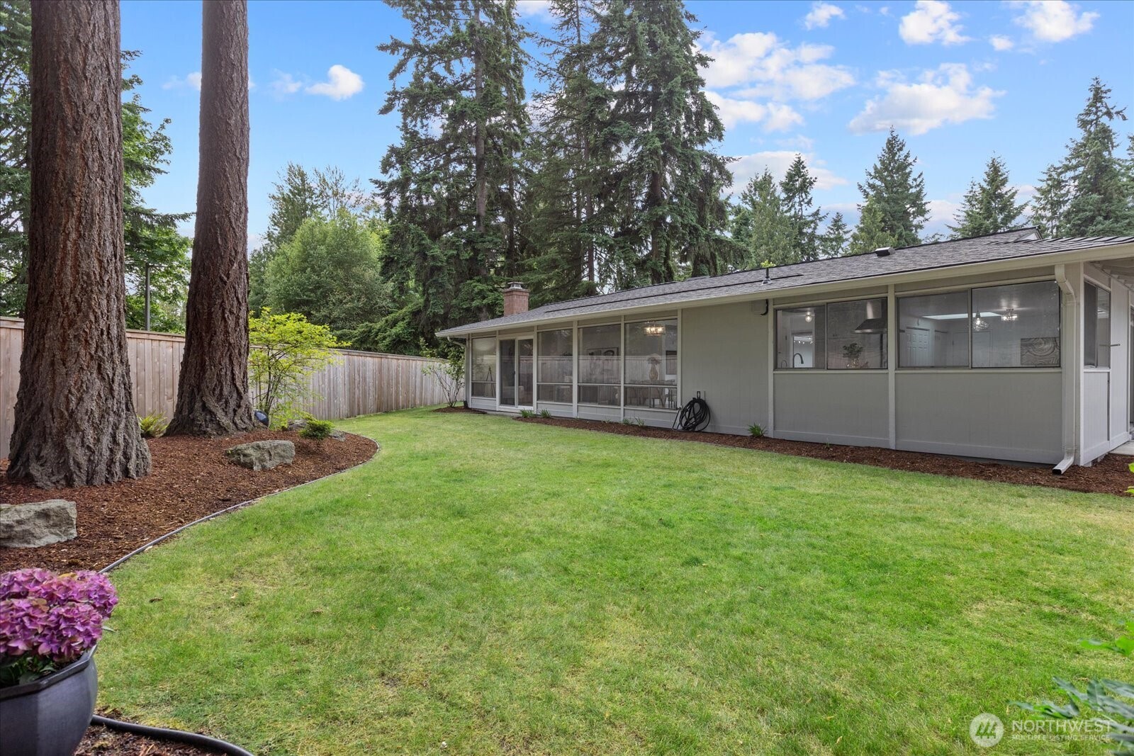 Another shot of the spacious back yard.