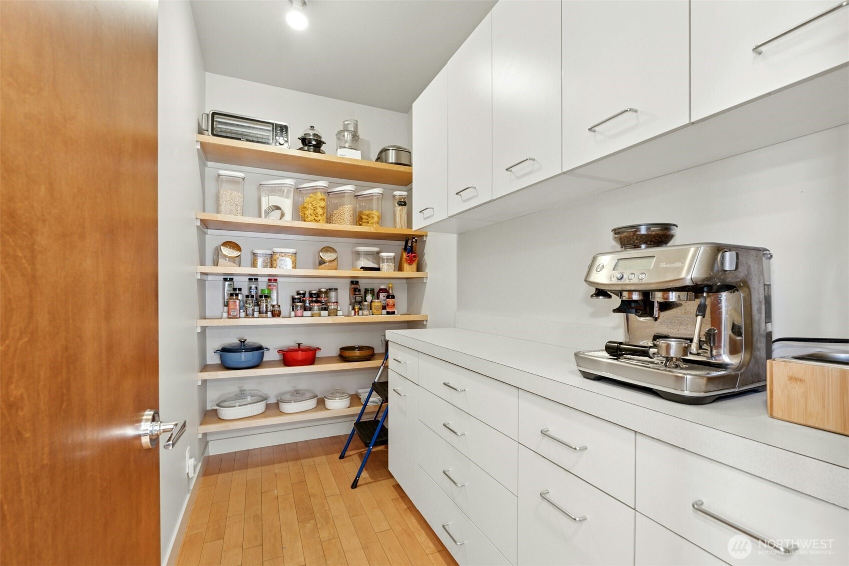 Huge walk-in pantry