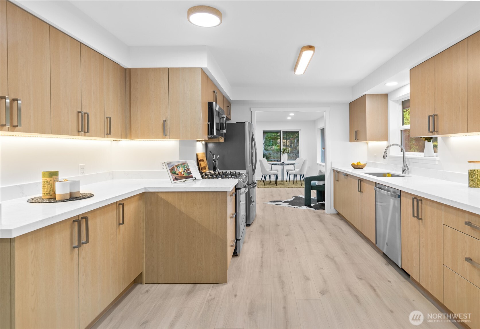 Bright chef-inspired kitchen.