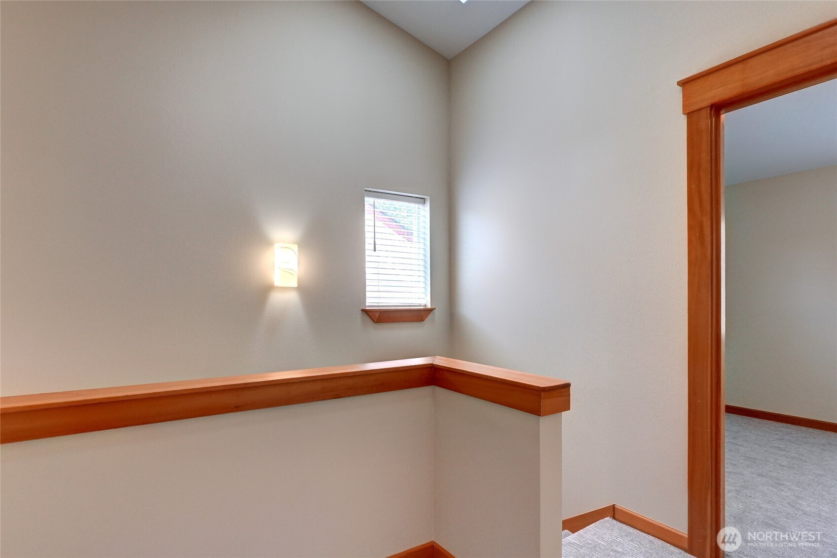 Upstairs Landing Bathed in Natural Light