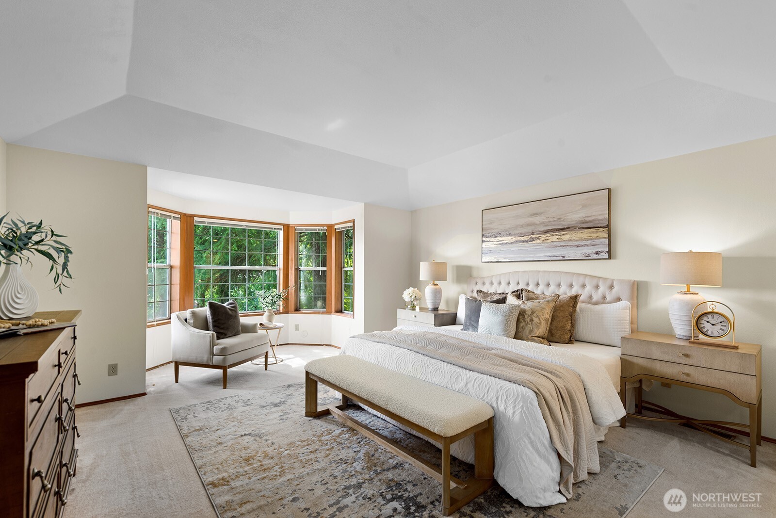 Master Bedroom with Partial Lake View