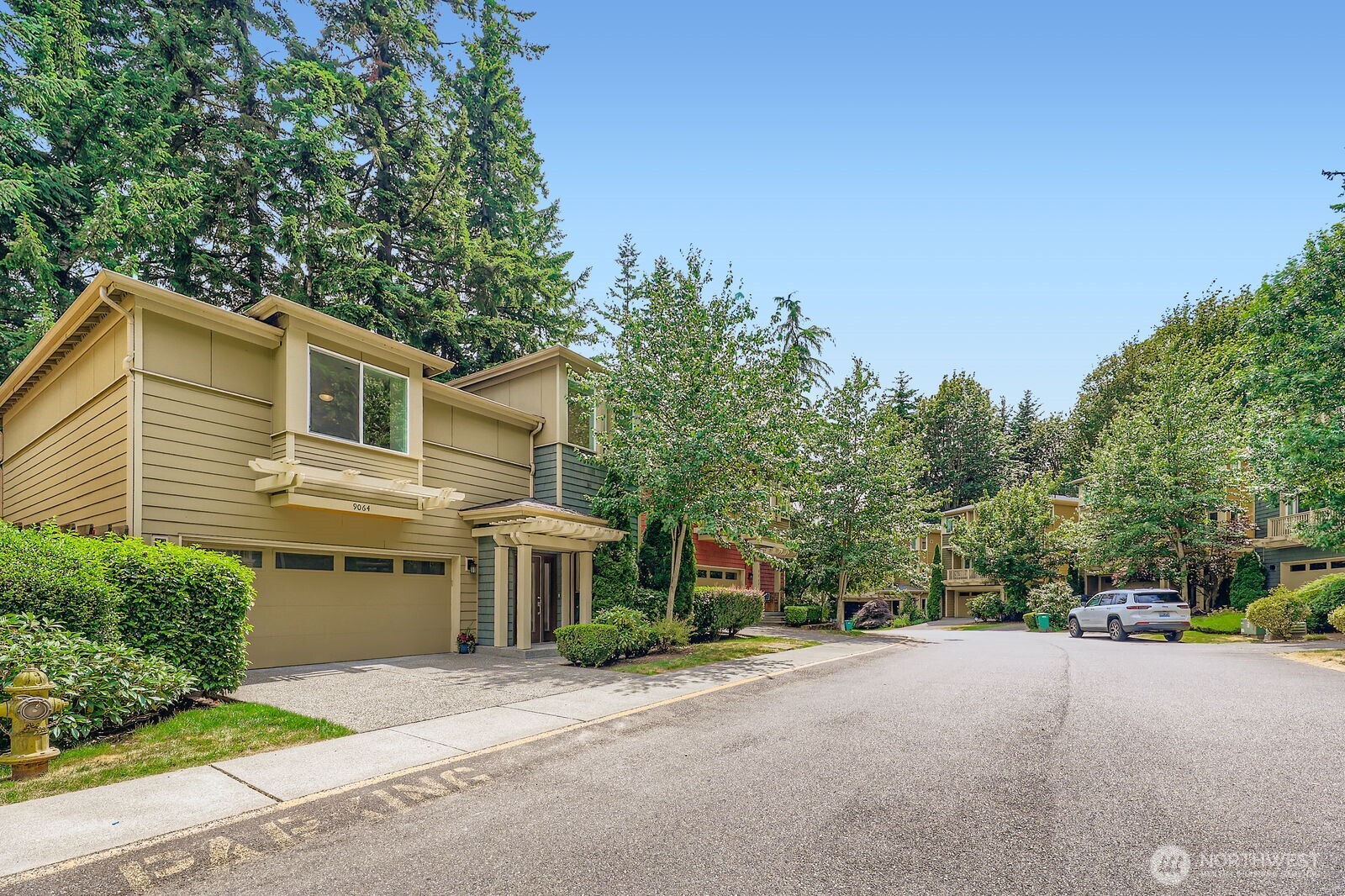Friendly neighborhood with community park and trail. Hideaway is a condo community. HOA maintains front yard landscaping.