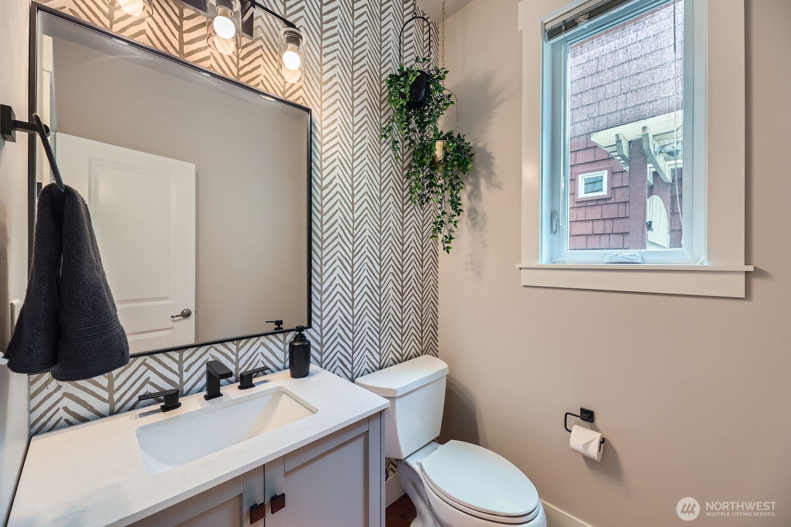 Main floor powder room.