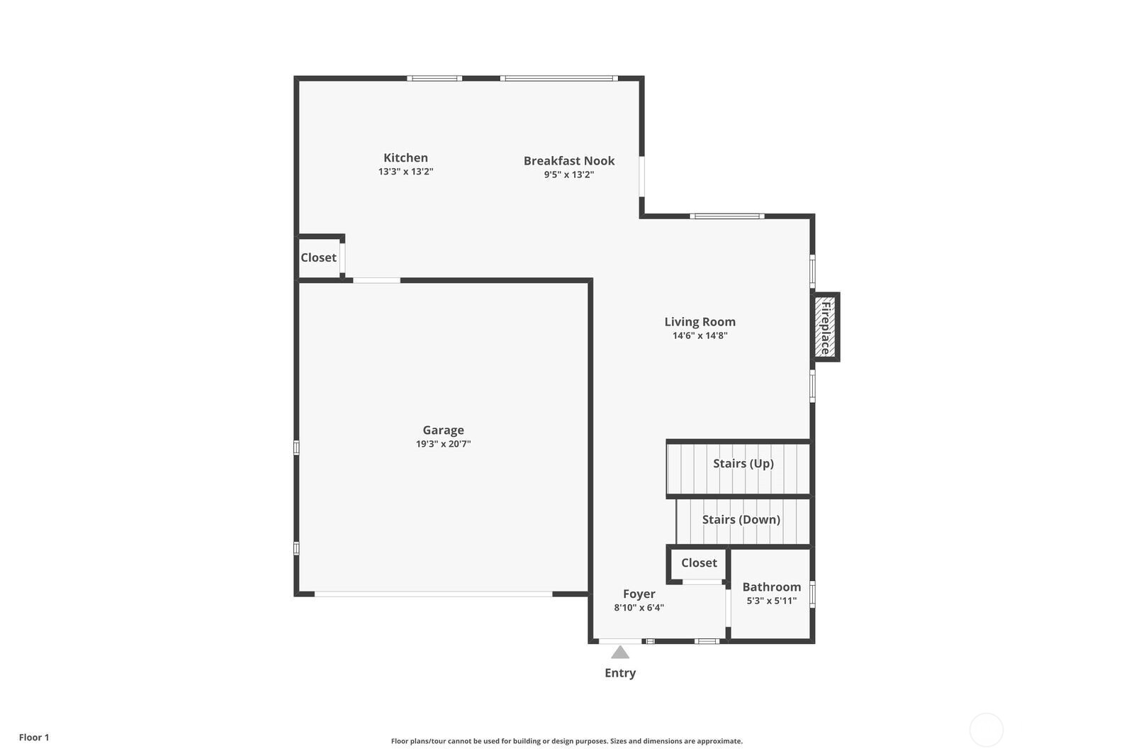 Main level floorplan