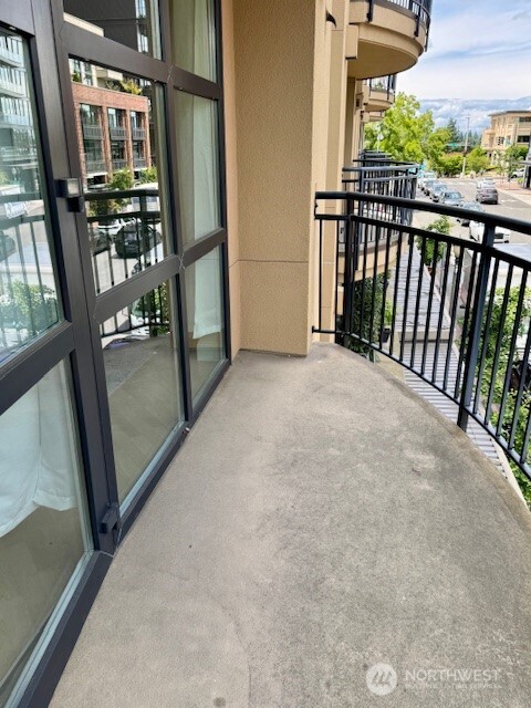 The view balcony overlooks Main Street.