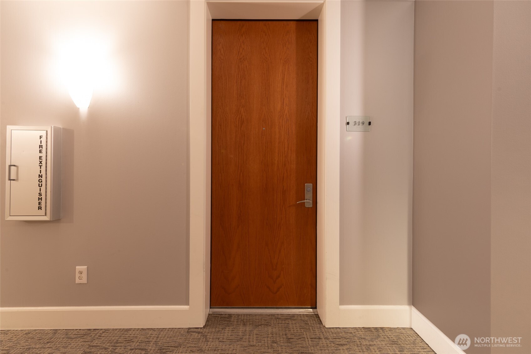 Front door of unit #319