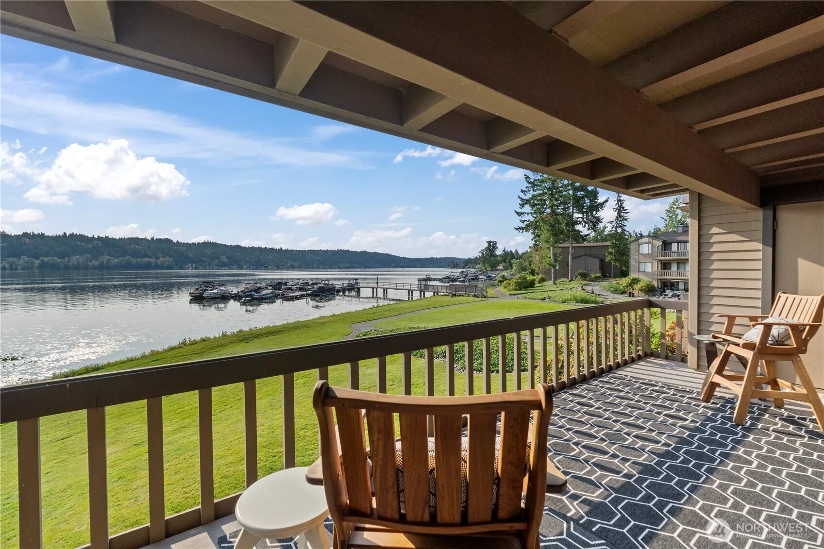 Deck views facing Southeast
