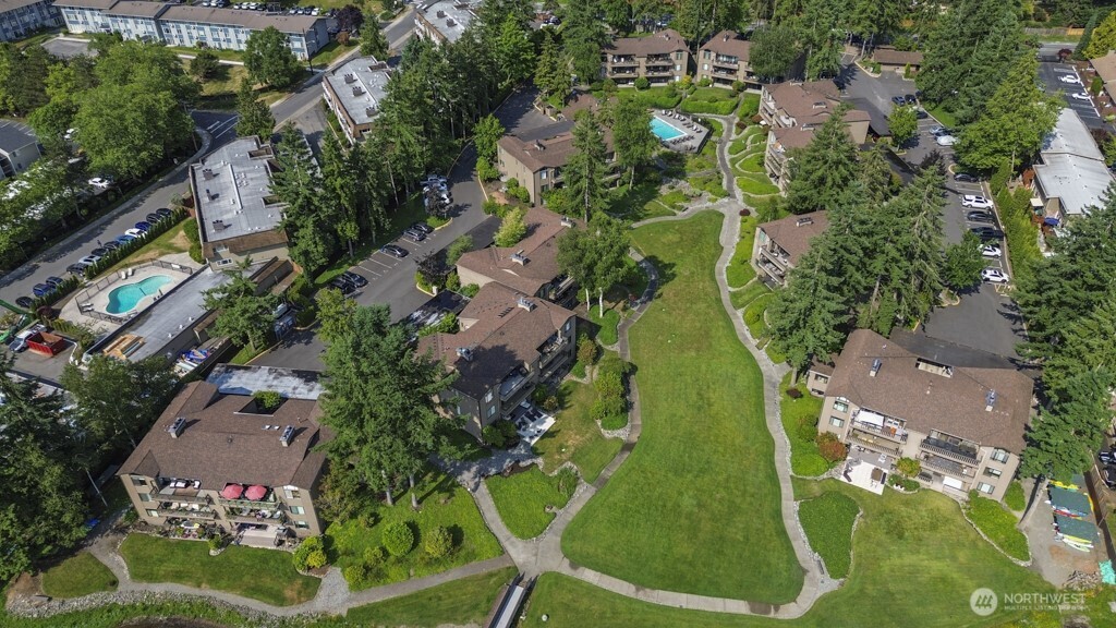 The overall view of Lake Villas Community, home is the far right bulding