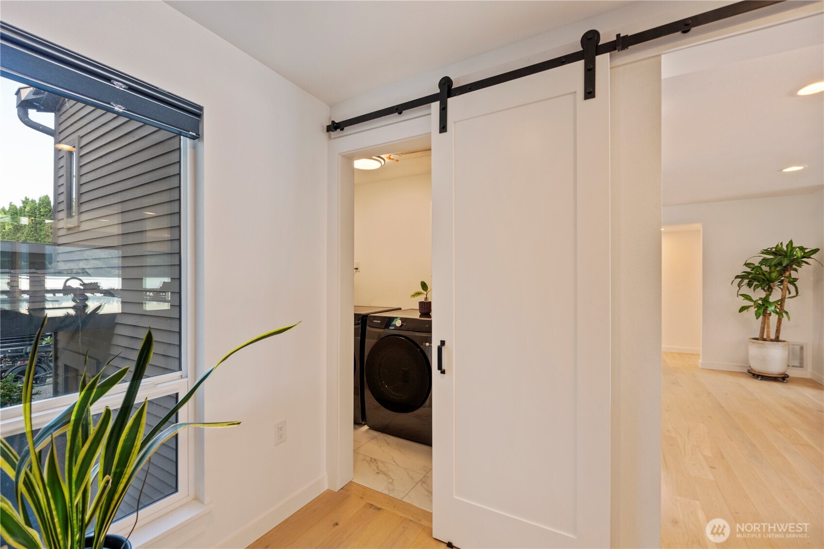 Laundry room off the kitchen