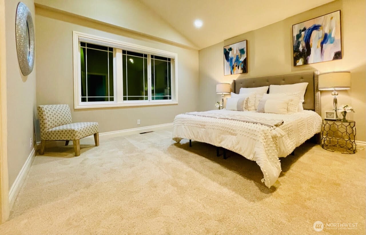 Master with Vaulted Ceilings