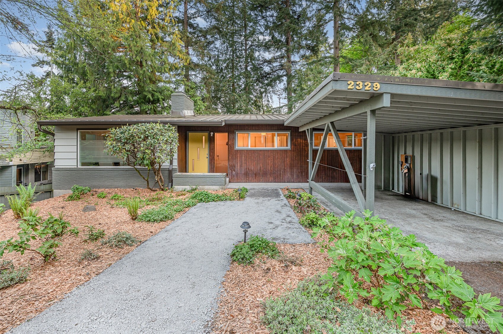 Carport with EV Charger