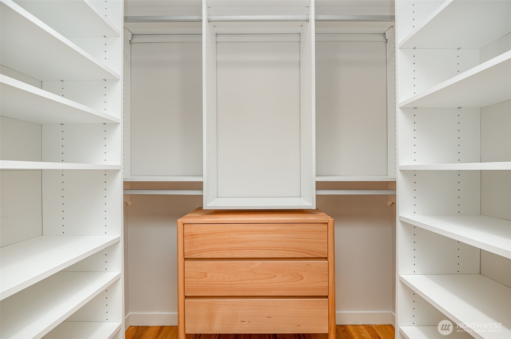 Primary closet