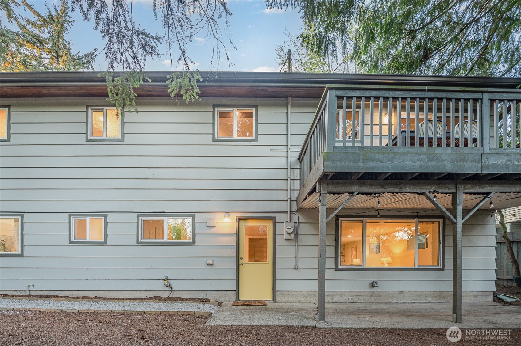 Back of home with separate LL entrance