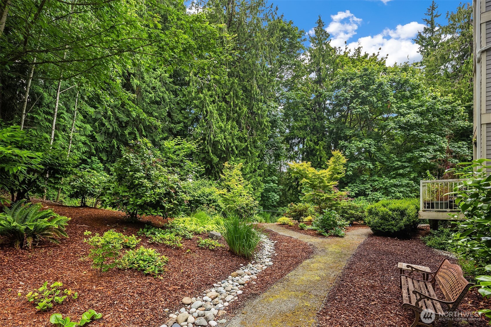 path next to building