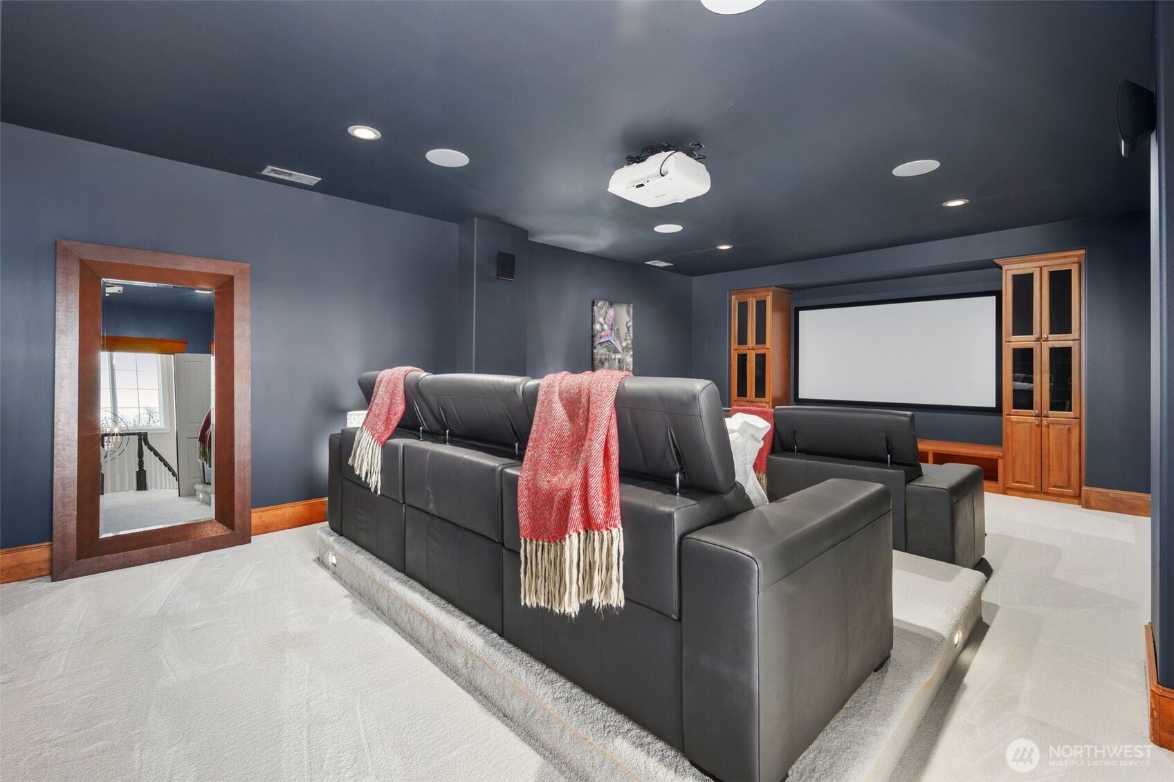 The Dedicated Media Room Is Designed For The Ultimate Entertainment Experience. Featuring Luxurious Stadium Seating, Every Seat Offers An Ideal View For Movie Nights Or Gaming Sessions. Plumbed For Wet Bar....