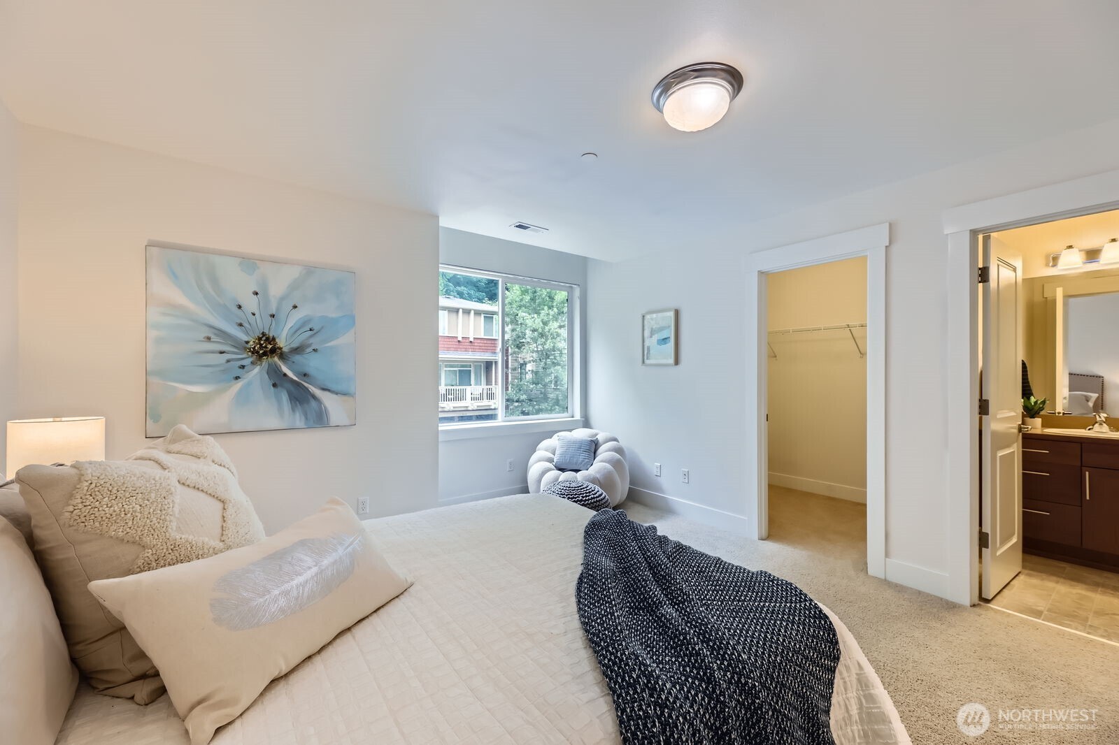 2nd Primary Bedroom on 2nd floor with walk-in closet and full bath