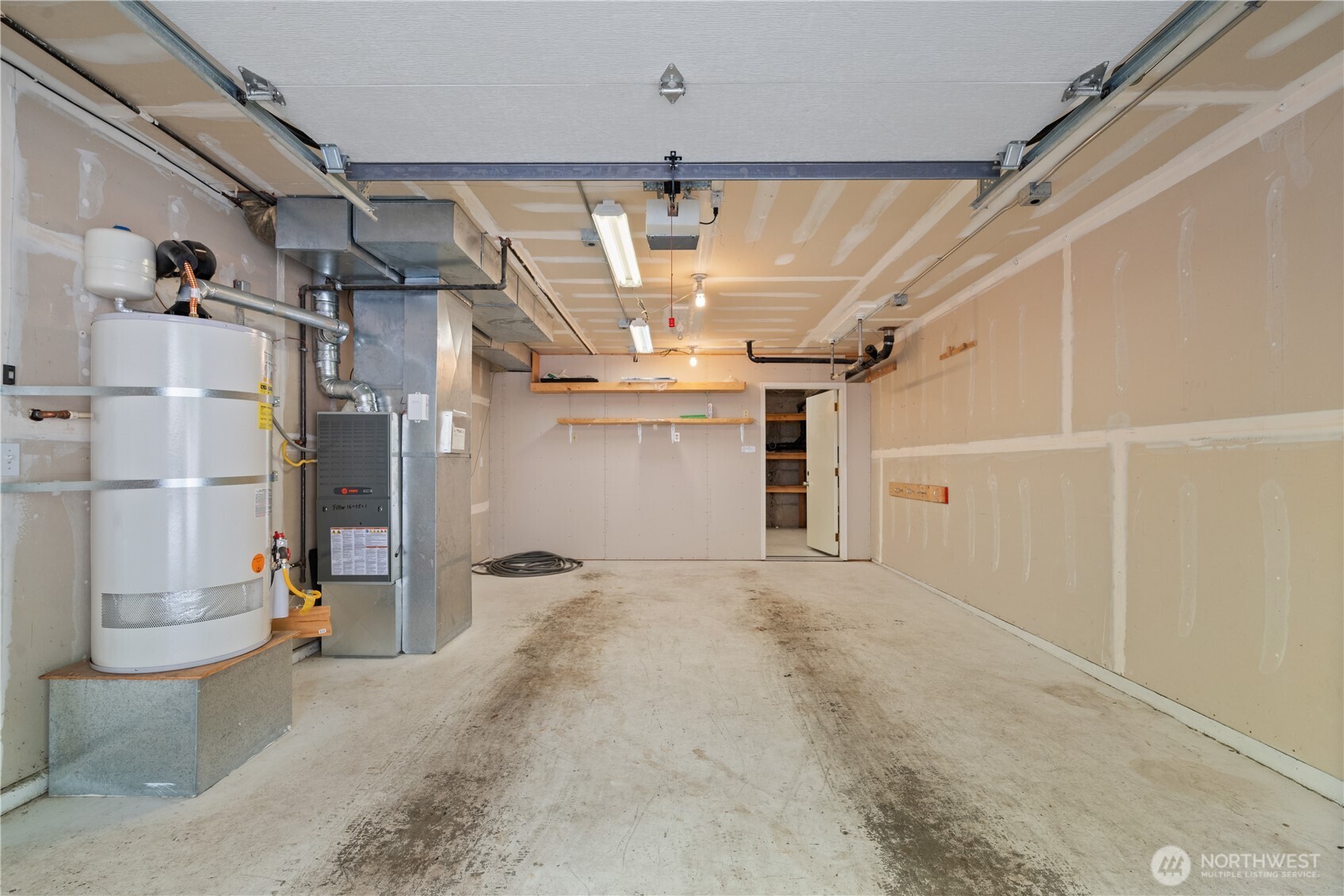 2 car attached tandem garage