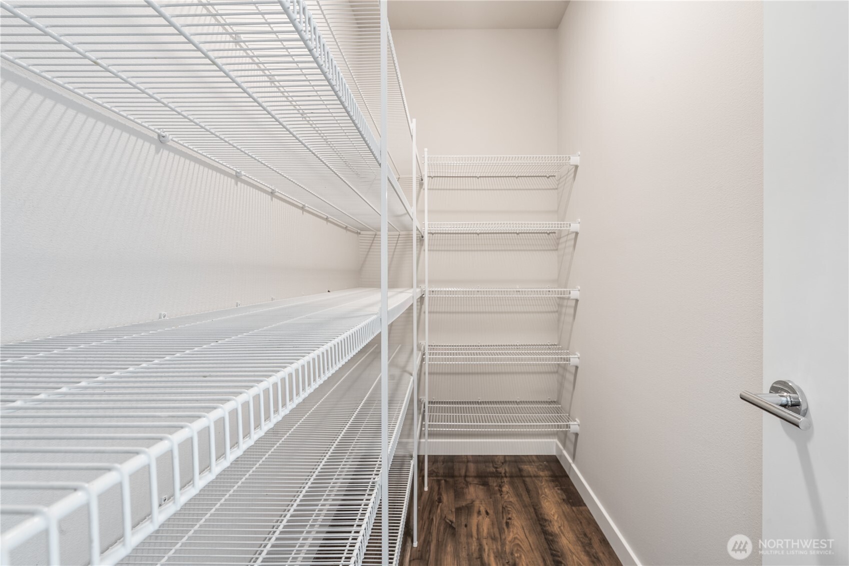Stepping into your spacious kitchen complete with a walk-in pantry.