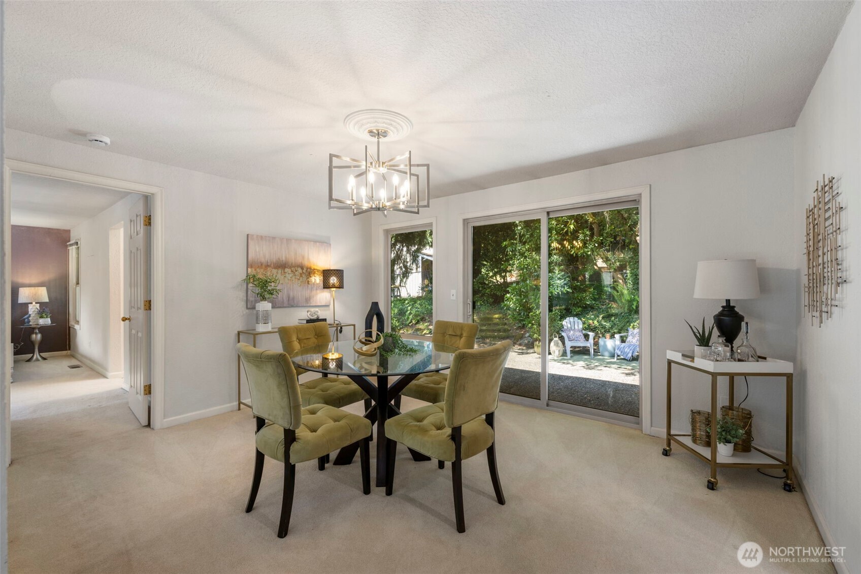 Large patio right off of the Formal Dining area!