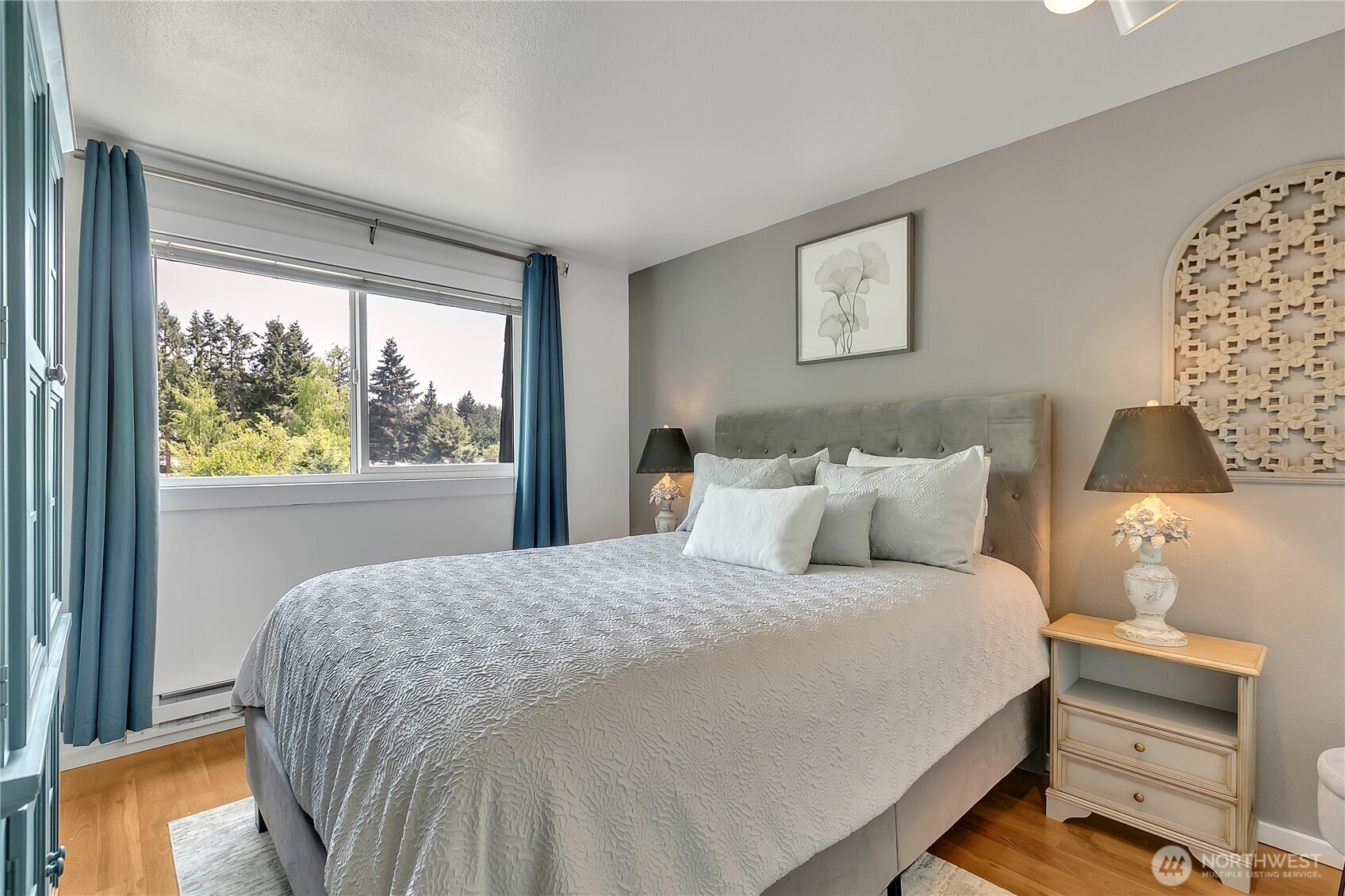 Generous bedroom and all new interior paint