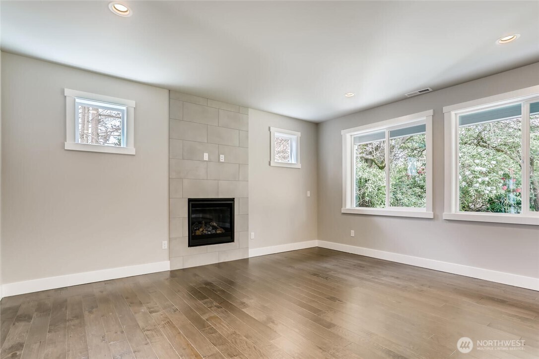 Photos of a completed home next door