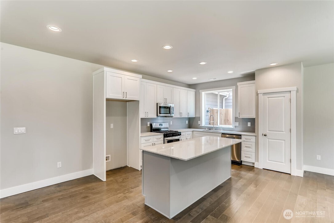 Photos of a completed home next door