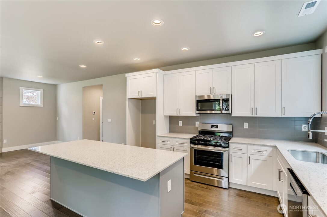 Photos of a completed home next door