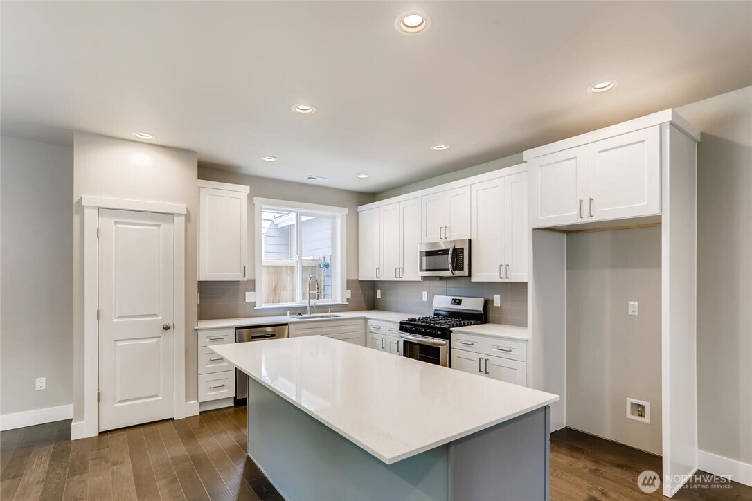 Photos of a completed home next door