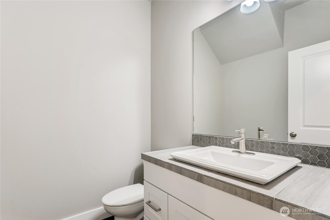 Photos of a completed home next door