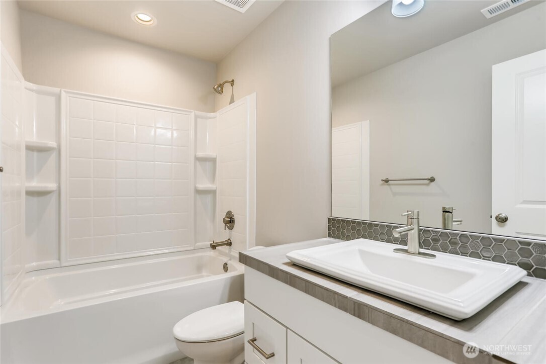 Photos of a completed home next door