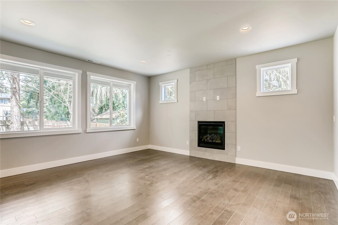 Photos of a completed home next door