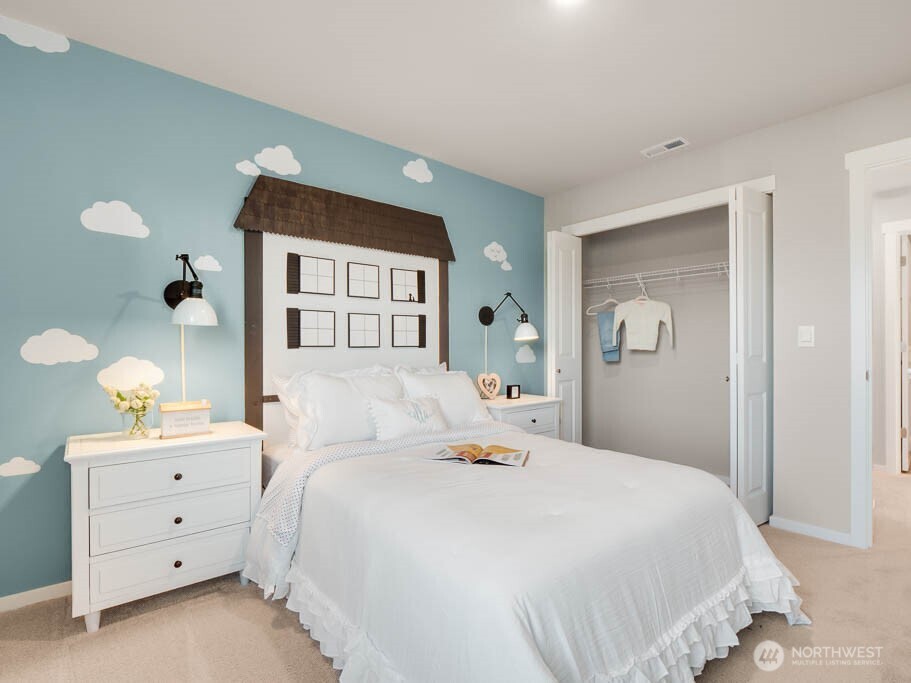 2nd level bedroom. bedroom. Photos are representational. Actual colors and finishes will vary. See site agent for details.