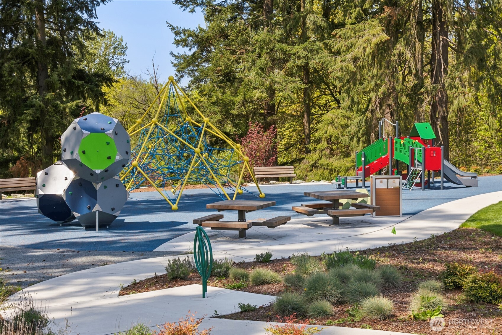 Parkside at May Creek playground area.