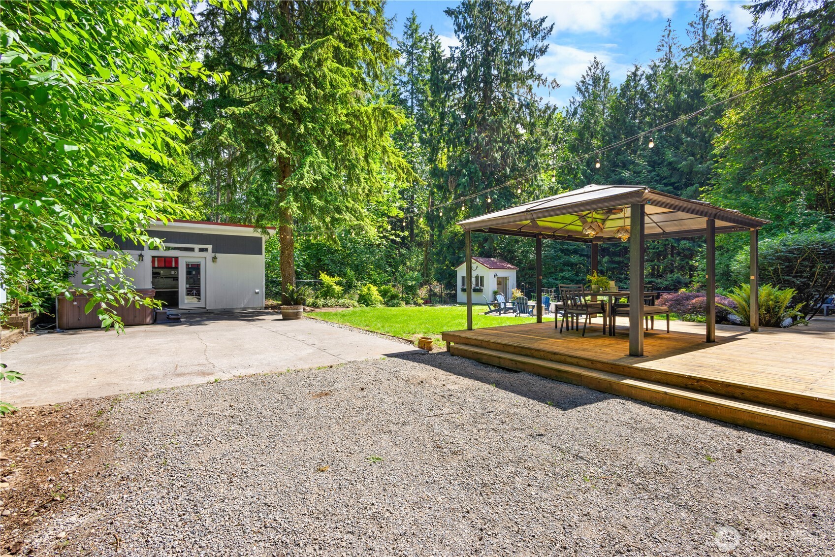 Enjoy the convenience of RV parking with an outdoor power hookup, plus completed architectural plans for a future detached garage—ready when you are.