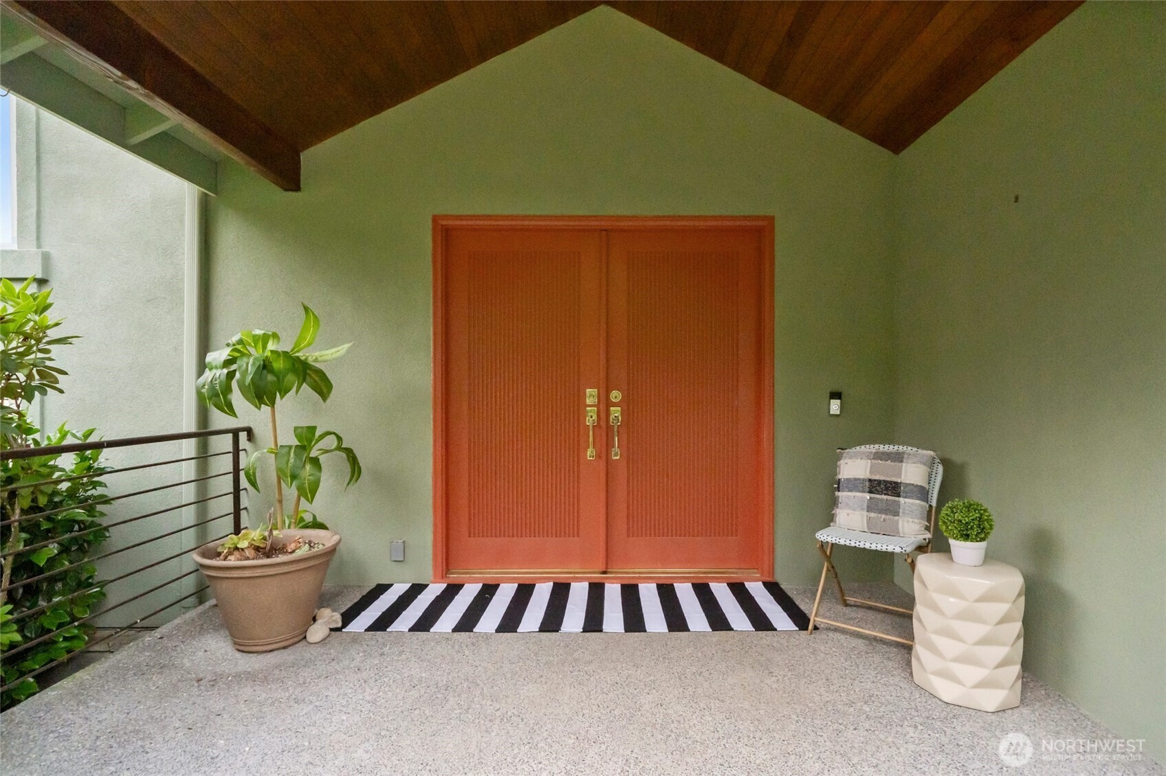 Bright, open welcome space