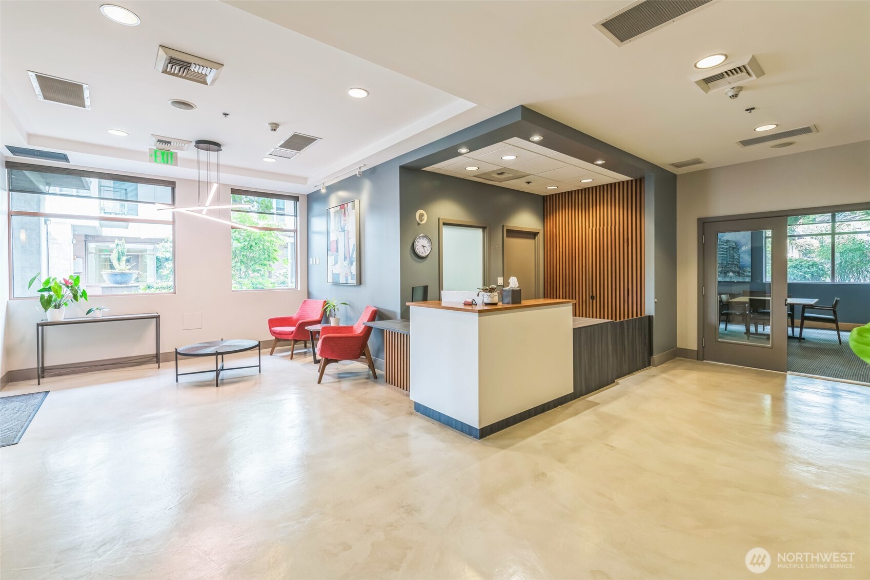 This well-maintained, secure building offers a staffed concierge and a stylish lobby to welcome you home.