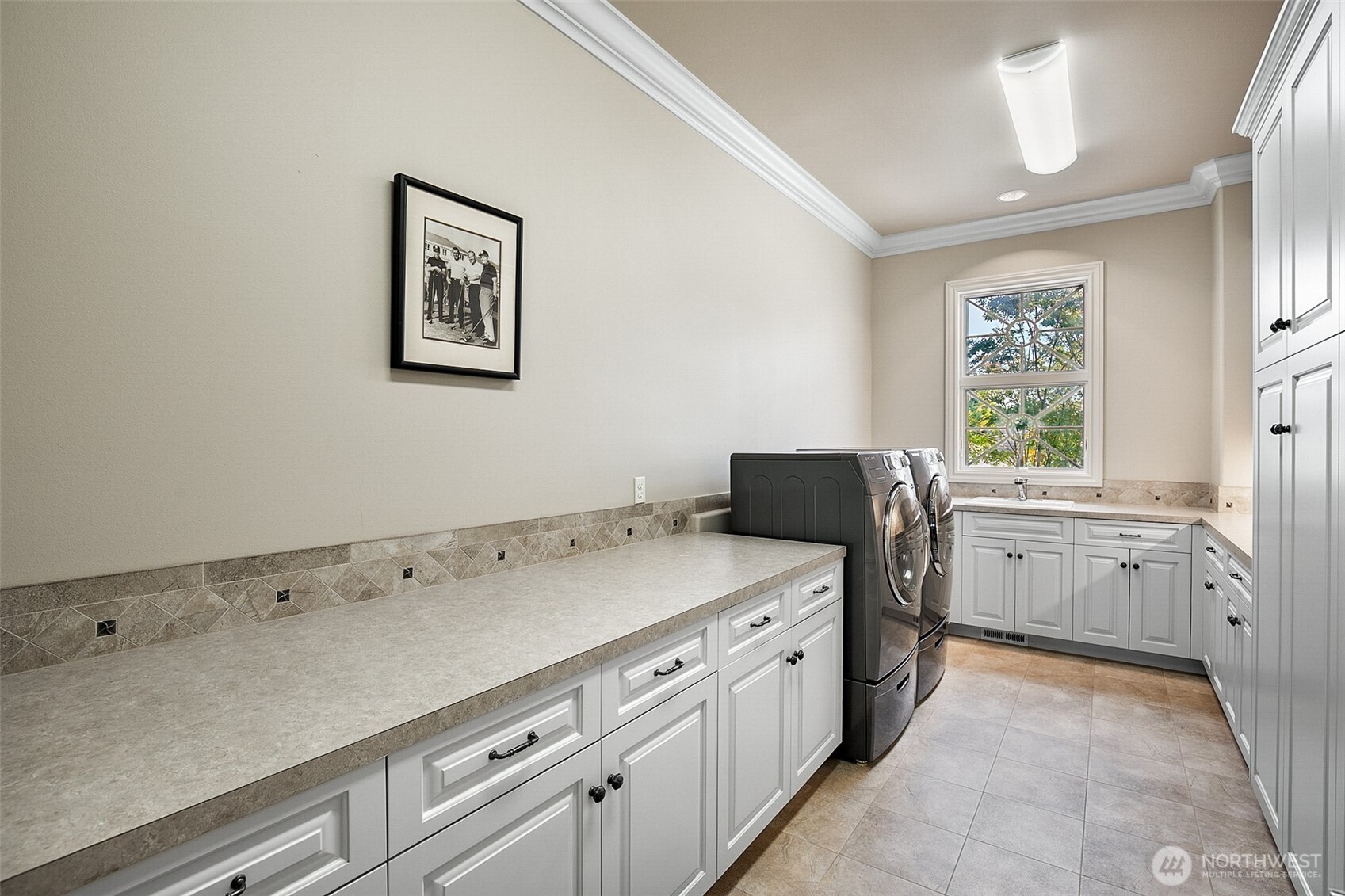 huge laundry room