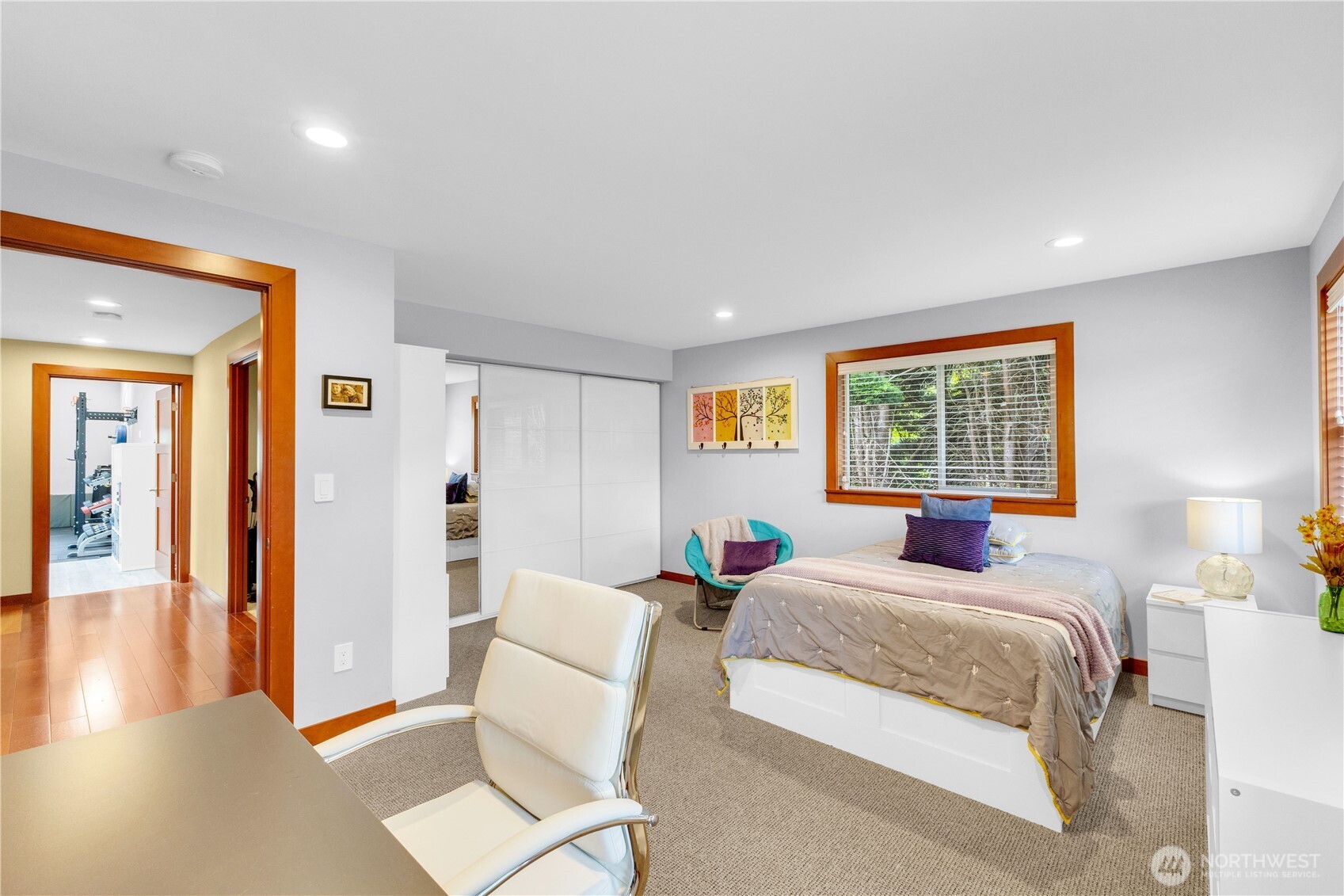 Room off of garage.