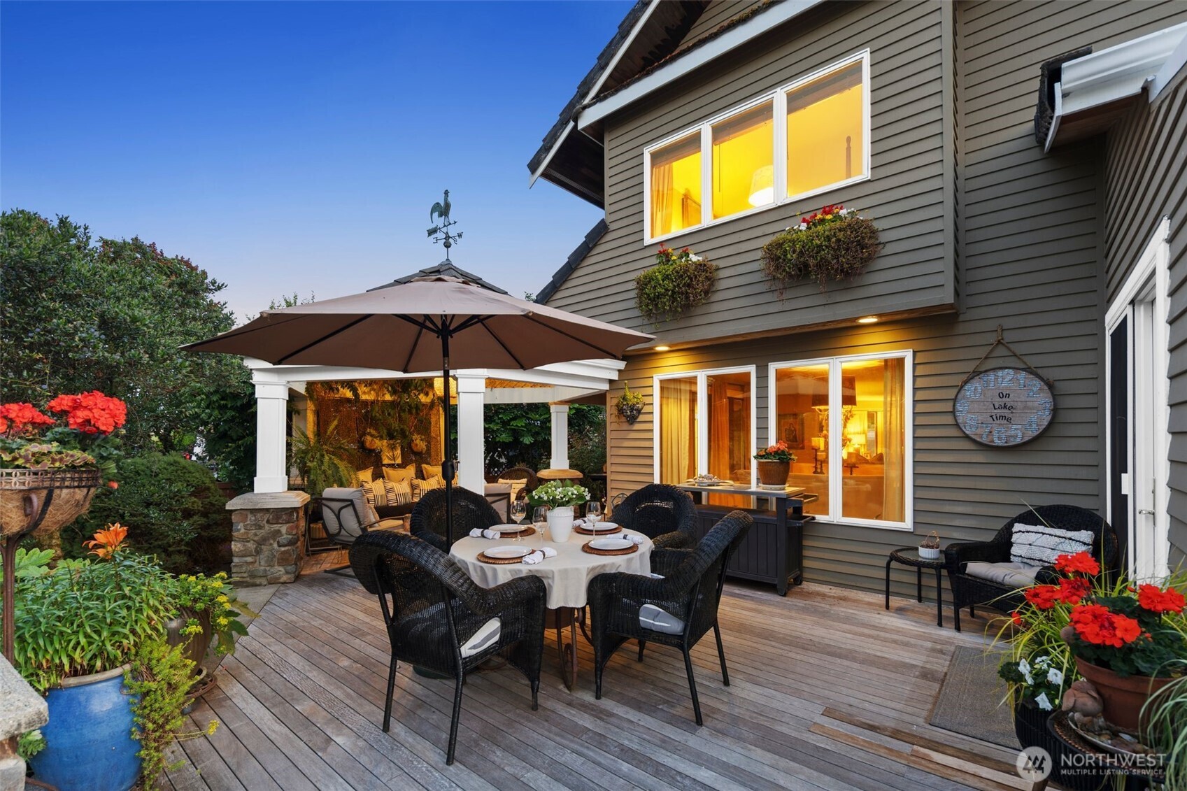 Enjoy a glass of wine or dinner in the sophisticated yet casual well thought out spaces.