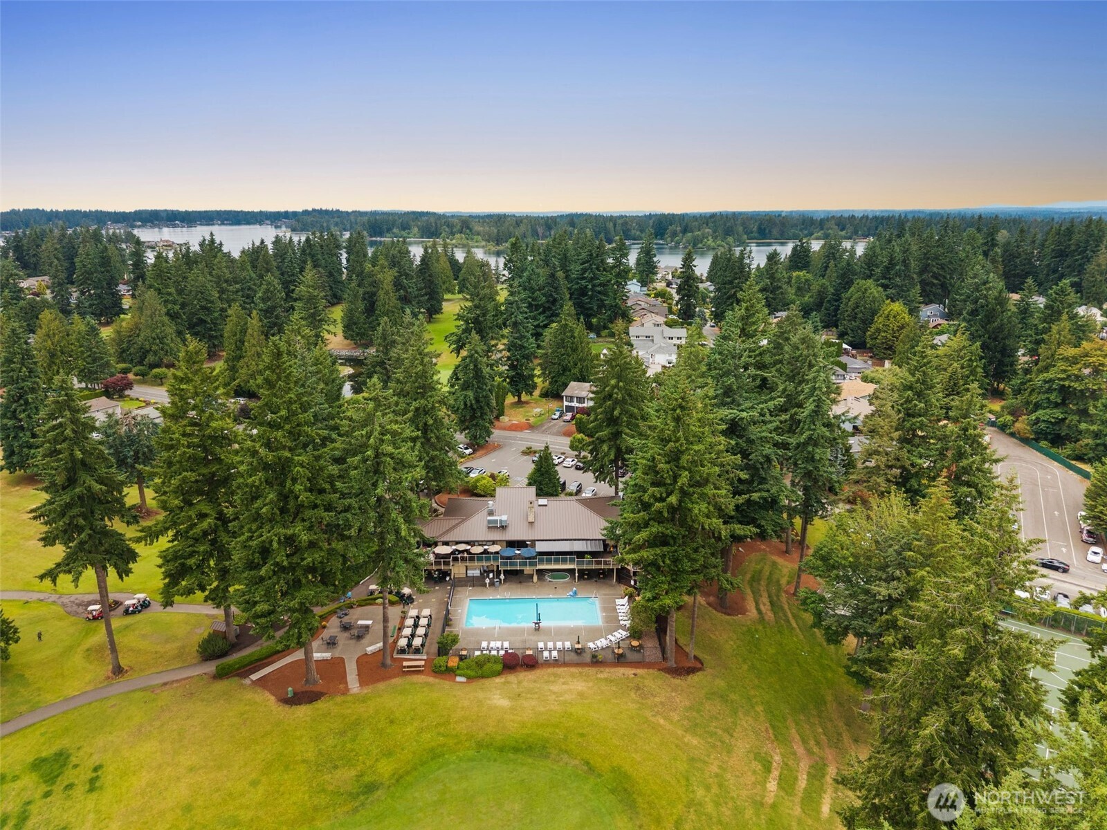 Tapps Island amenities to include guard protected entrance, restaurant by Al Lago, community club house, outdoor heated pool, docks & private boat launch, swimming beach, beach volleyball & picnic areas, tennis, pickleball & basketball courts, playgrounds & grass play areas, 14 acre park w/trail, soccer, softball field, 9 hole golf course, private roads with bike & golf cart lanes.