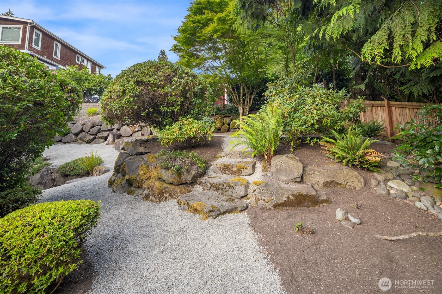 Japanese inspired garden.