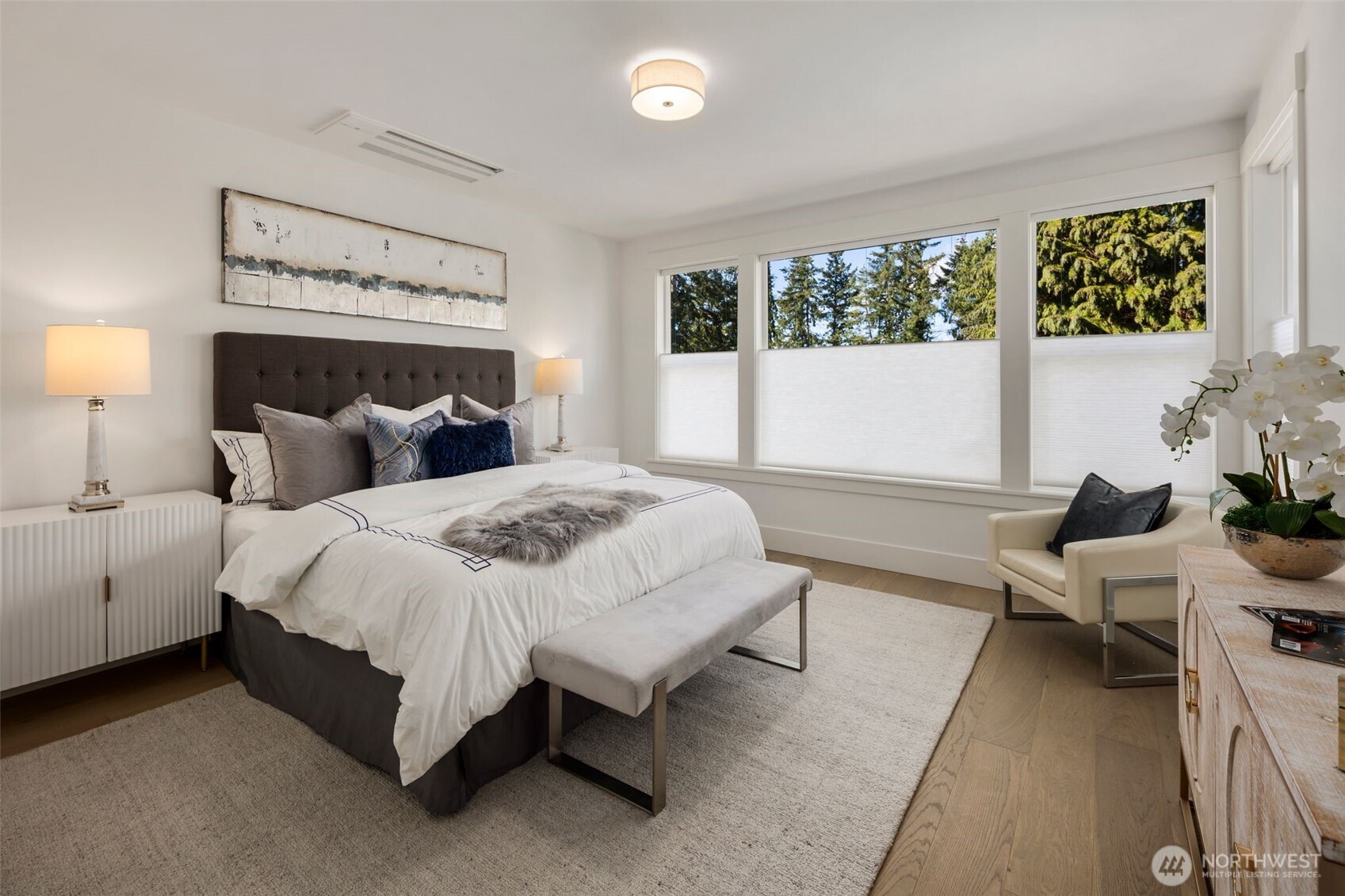 Primary Bedroom. Oversized Windows.