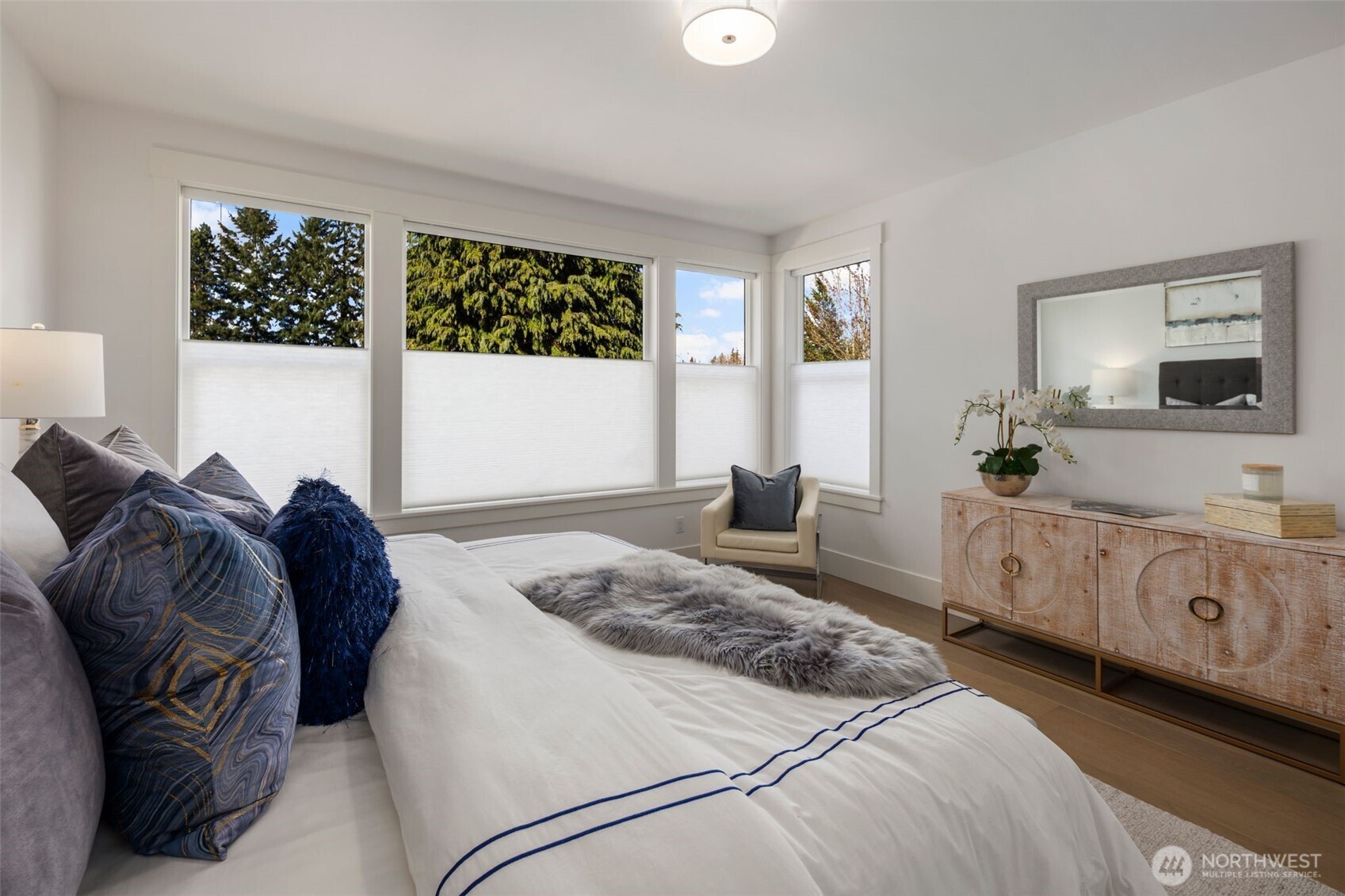 Primary Bedroom. Oversized Windows.