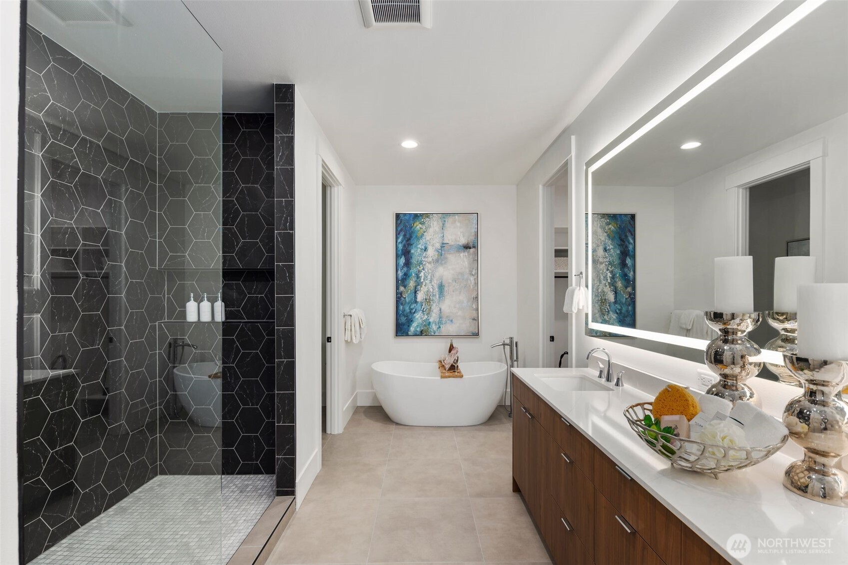 Primary Bathroom Suite.